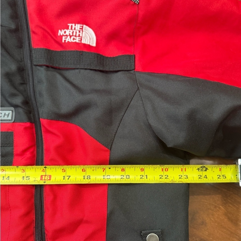 Vtg The North Face Steep Tech Jacket women's Sz 2XL Black Red Gray - Picture 4 of 8